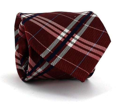 Red Tartan Check Tie