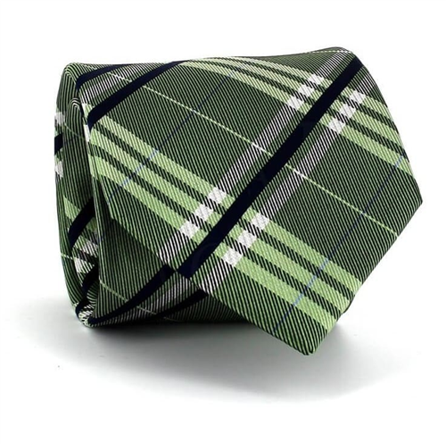 Green Tartan Check Tie
