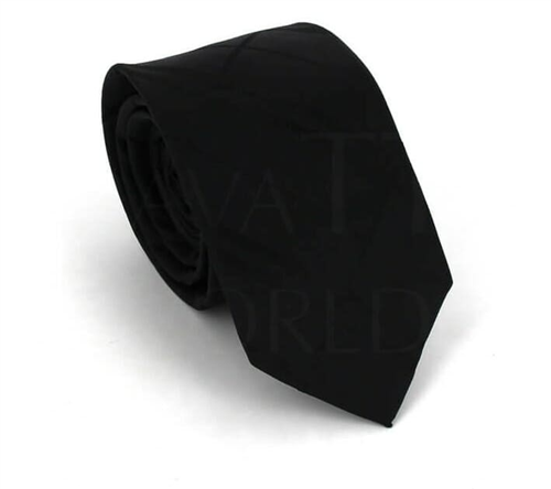 Black Striped Tie