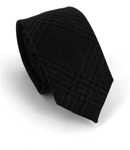 Bicolor Check Slim Tie