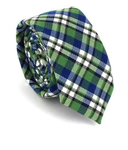 Multicolor Check Slim Tie