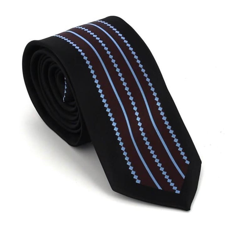 Modern Slim Tie with Stripes