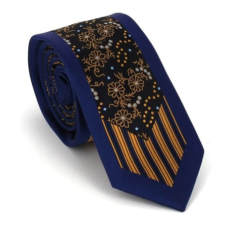Modern Multicolor Slim Tie