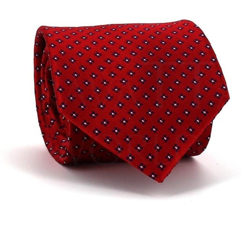 Red Star Pattern Tie
