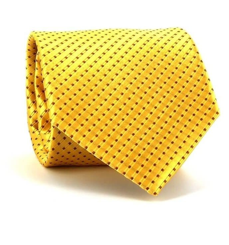 Gold Textured Dot Tie