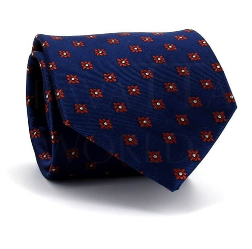 Midnight Blue Floral Tie
