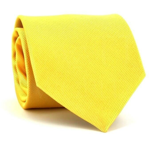 Solid Yellow MicroTwill Tie