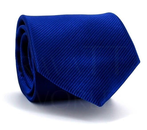 Navy Blue Solid Tie
