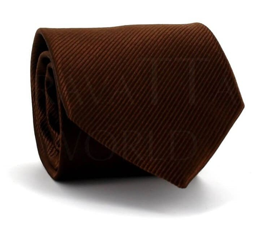 Solid Brown Tie