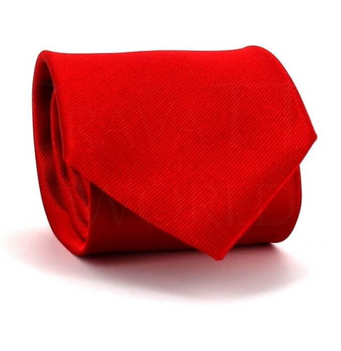 Solid Red MicroTwill Tie