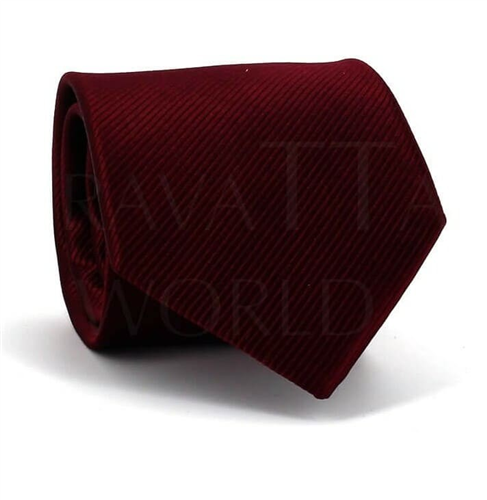 Solid Wine Red Tie