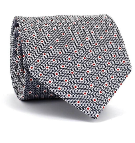 Blue Polka Dot Tie
