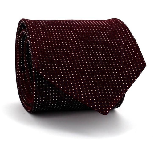 Crimson Polka Dot Tie