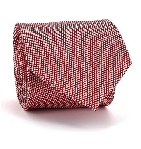 Red Birdseye Tie