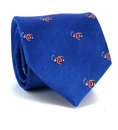 Blue Fish Tie