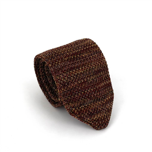 Multicolor Mélange Knit Tie