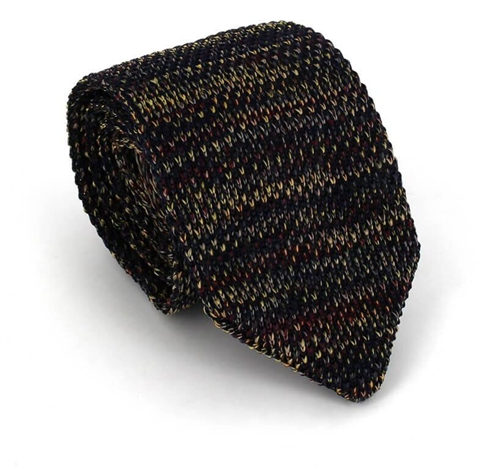 Multicolor Mélange Knit Tie