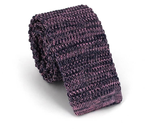 Violet Mélange Knit Tie