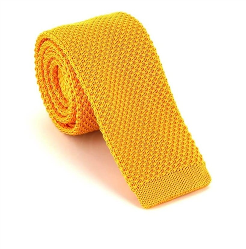 Solid Gold Knit Tie