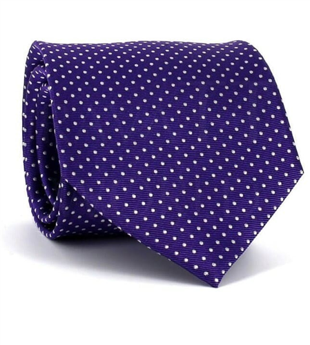 Purple Polka Dot Tie