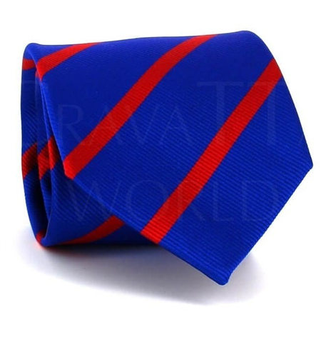 Midnight Blue Striped Tie