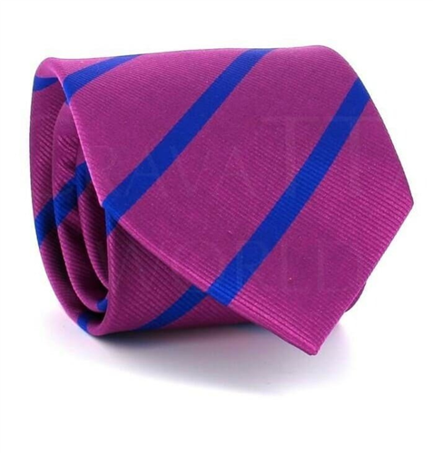 Fuchsia Striped Tie
