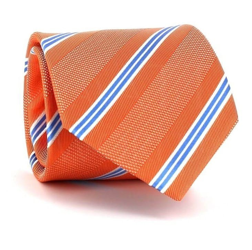 Orange Striped Tie