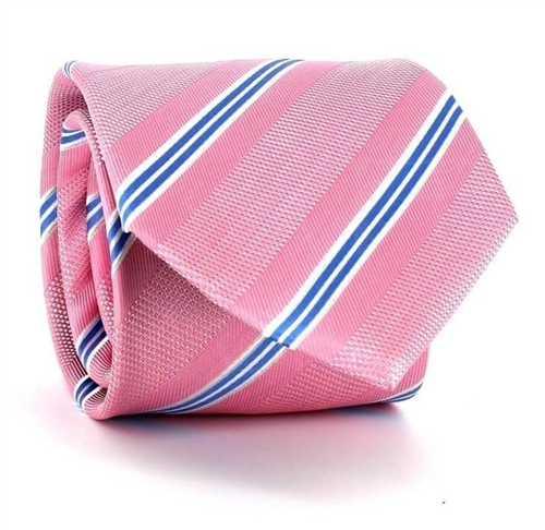 Pink Striped Tie