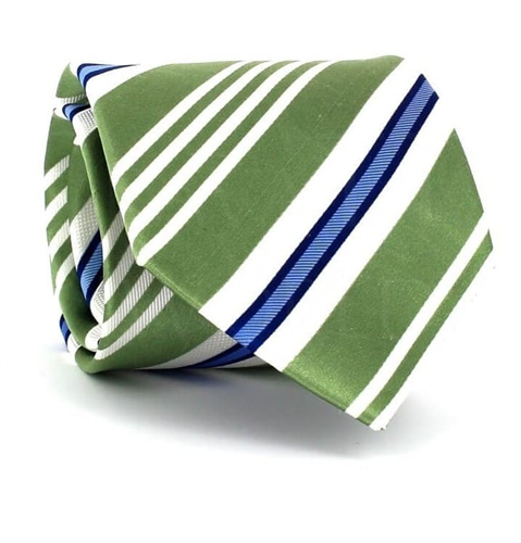 Green Striped Tie