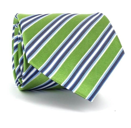 Green Striped Tie