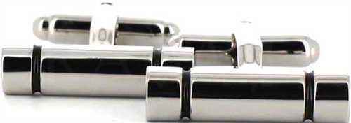 Cylindrical Enamel Cufflinks II