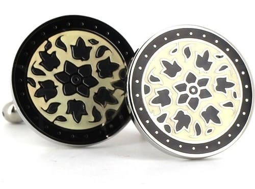 Enamelled Circular Cufflink I