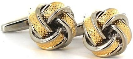 Golden Four Knots Cufflinks III