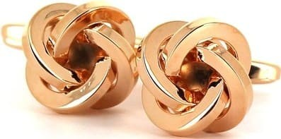 Smooth Gold 4-Knot Cufflinks II