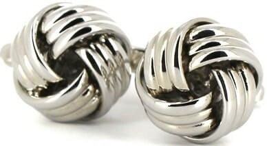 Striped 4-Knot Cufflinks II