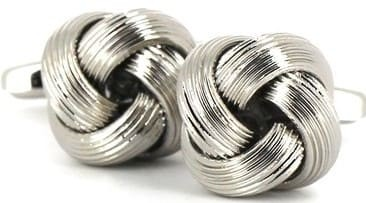 Striped 4-Knot Cufflinks III