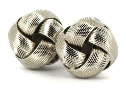 Striped 4 Knots Cufflinks IV