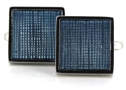 Striped Bluish Cufflinks