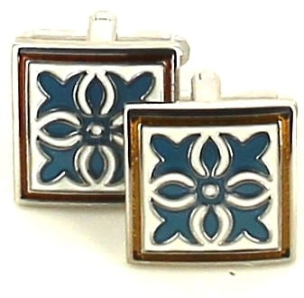 Enamel Tile Cufflinks