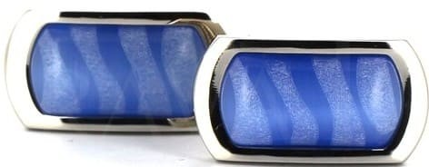 Blue Cufflinks with Stones