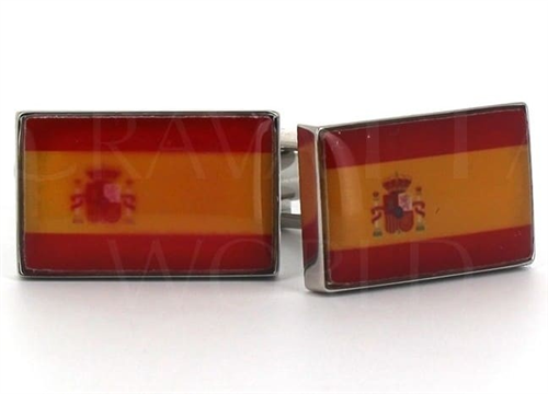 Spanish Flag Cufflinks