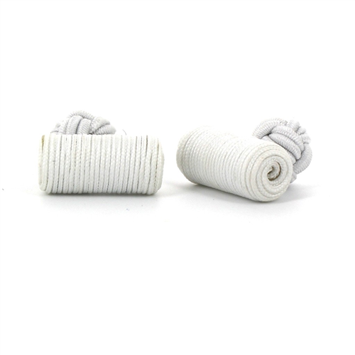 White Barrel Cufflinks