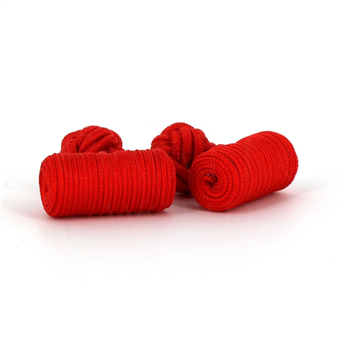 Scarlet Red Barrel Cufflinks