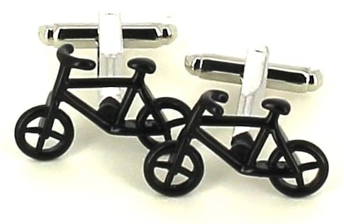 Black Bicycle Cufflinks