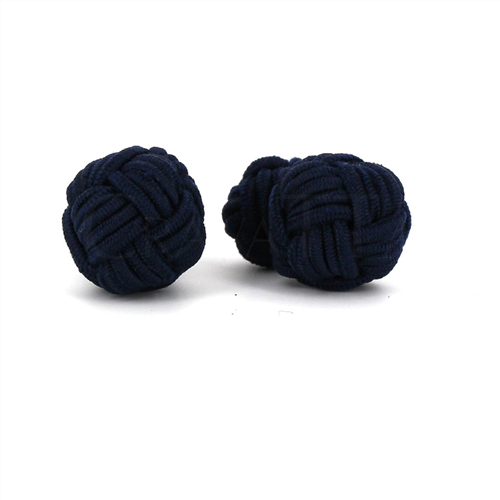 Large Dark Blue Ball Cufflinks