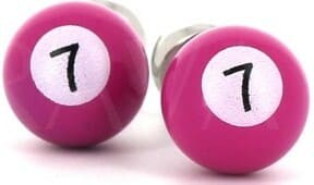 Fuchsia Billiard Ball Cufflinks 7