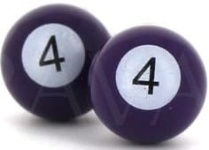 Purple Billiard Ball Cufflinks 4