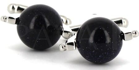 Black Sphere Cufflinks I