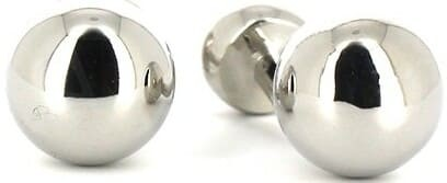 Silver Ball Cufflinks I