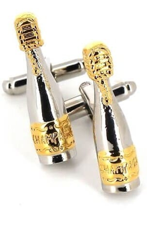 Champagne Bottle Cufflinks II